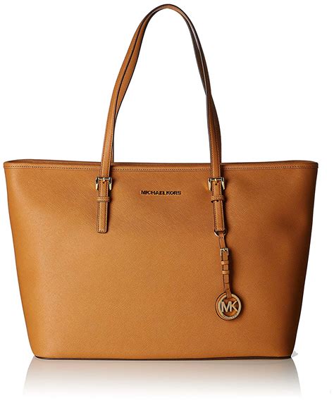 michael kors jet set travel saffiano leather top-zip tote henkeltaschen|michael michael kors jet set saffiano top zip tote .